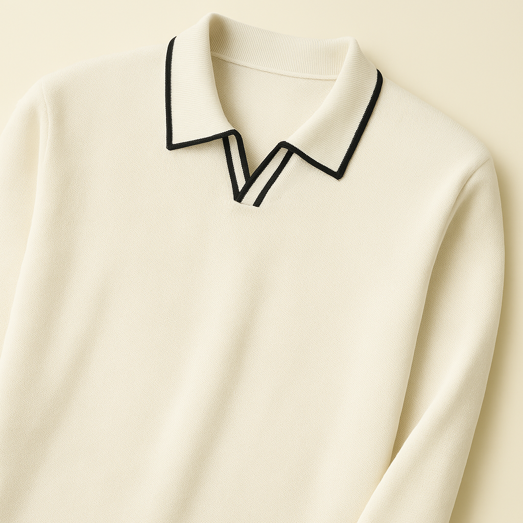 BreezeWeave Summer Polo Knit