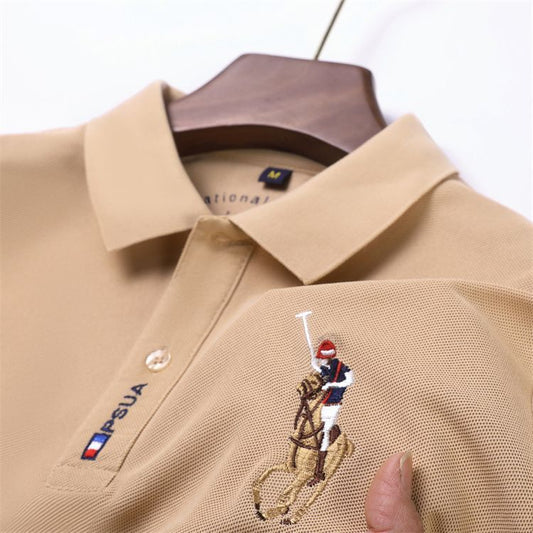 Embroidered Equine Elite Polo T-Shirt