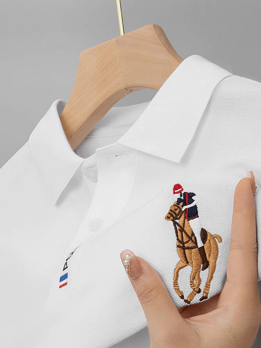 Lavish Equestrian Elegance Polo T-Shirts