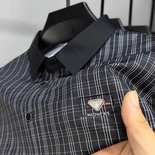 Vintage Branded Plaid Polo T-Shirts