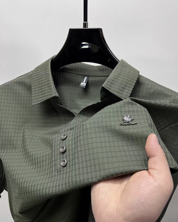 Royal Leaf Luxe Buttoned T-Shirts